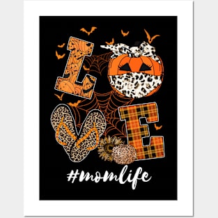 I love My Mom Halloween Gift For Mom - Mom life Posters and Art